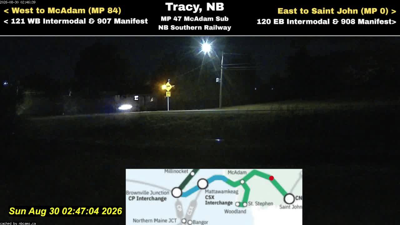 Web Cam image of Tracy Railway