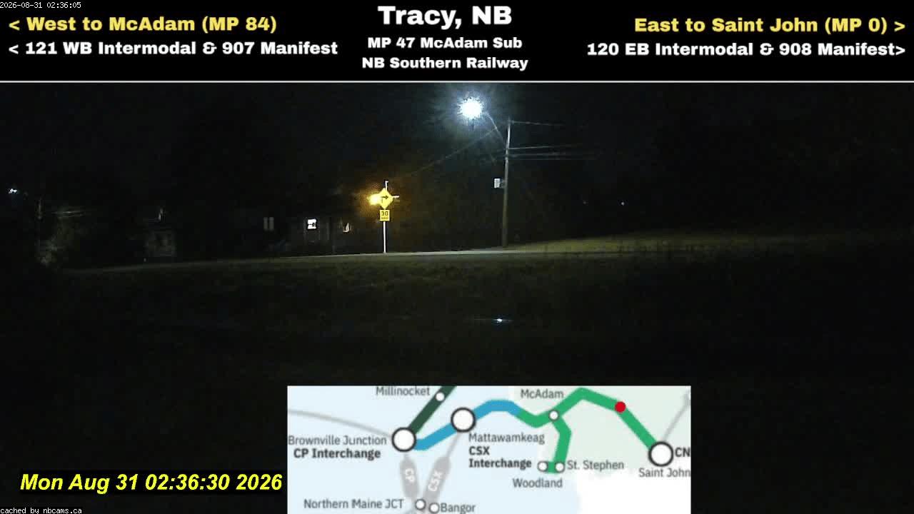 Web Cam image of Tracy Railway