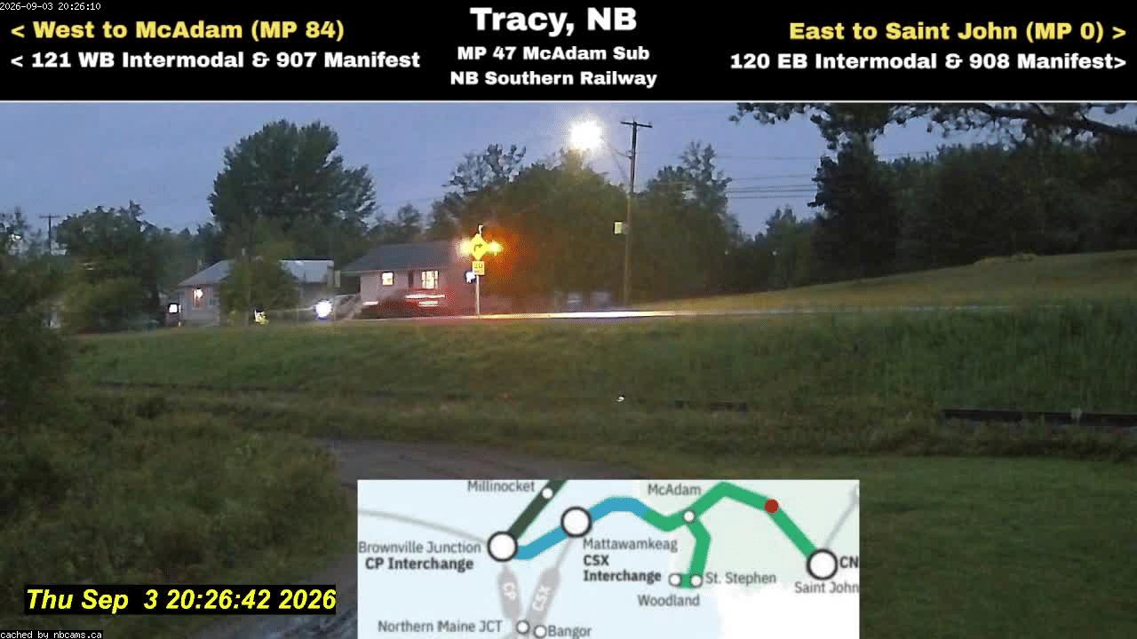 Web Cam image of Tracy Railway