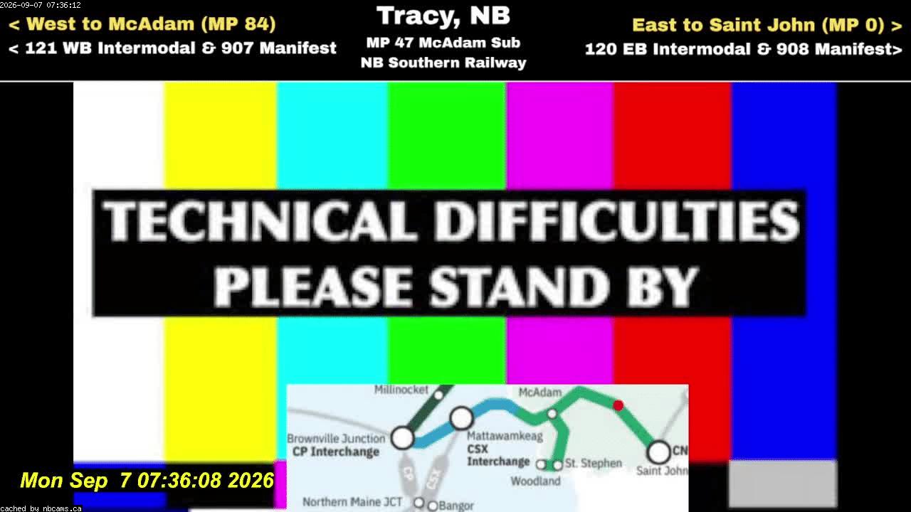 Web Cam image of Tracy Railway