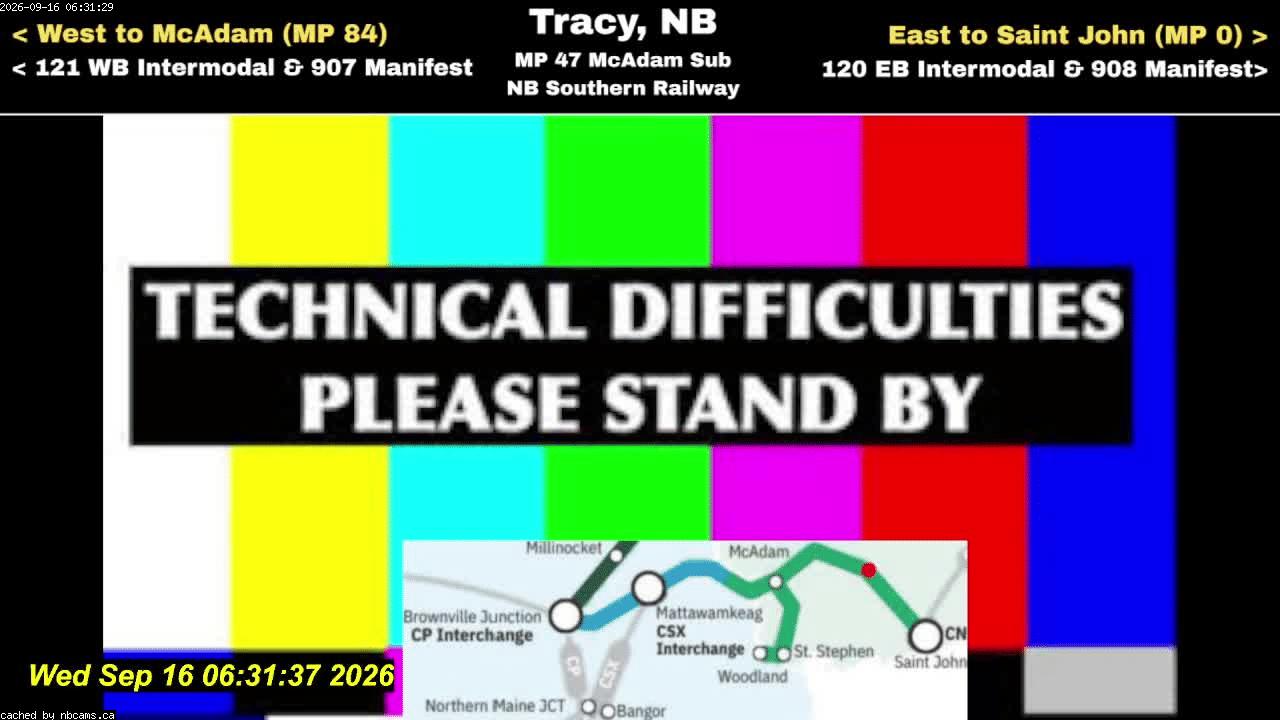 Web Cam image of Tracy Railway