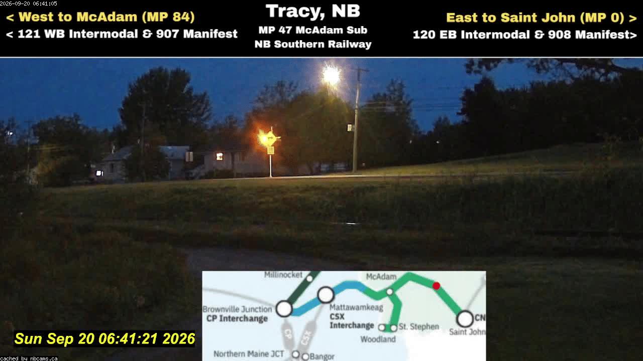 Web Cam image of Tracy Railway