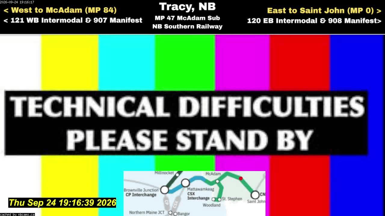Web Cam image of Tracy Railway