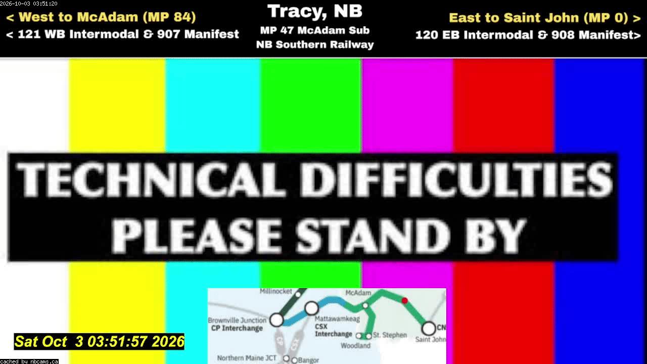 Web Cam image of Tracy Railway