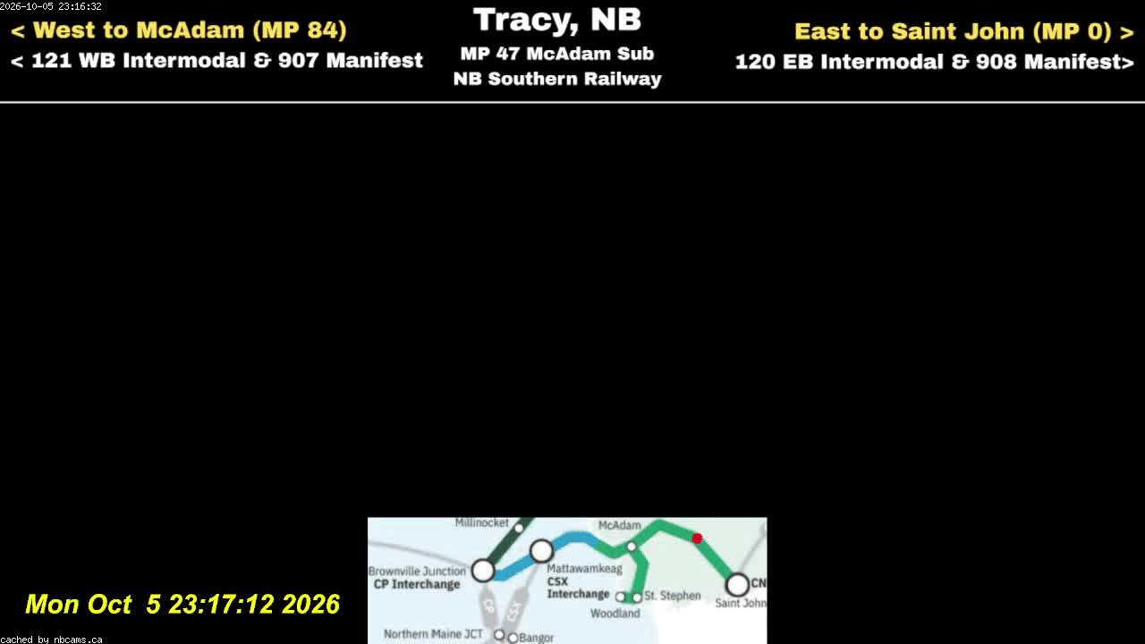 Web Cam image of Tracy Railway