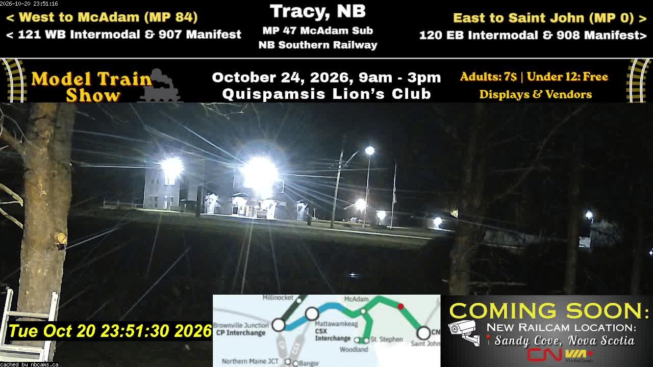 Web Cam image of Tracy Railway