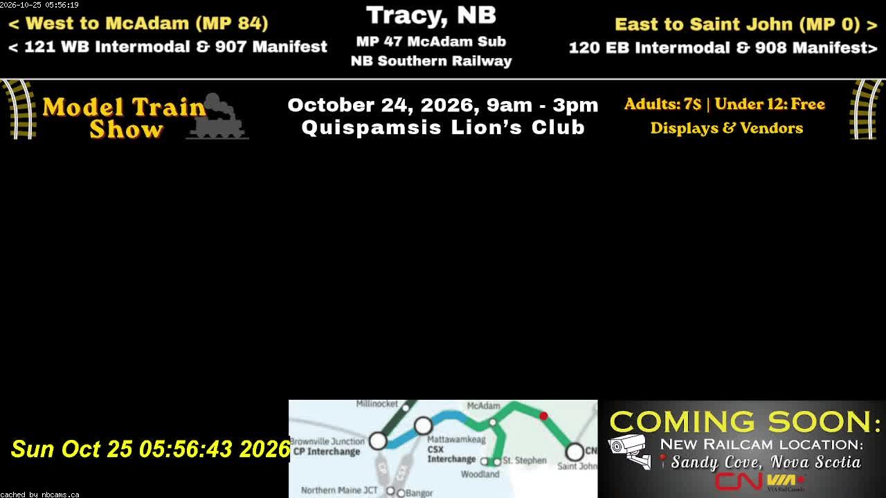 Web Cam image of Tracy Railway