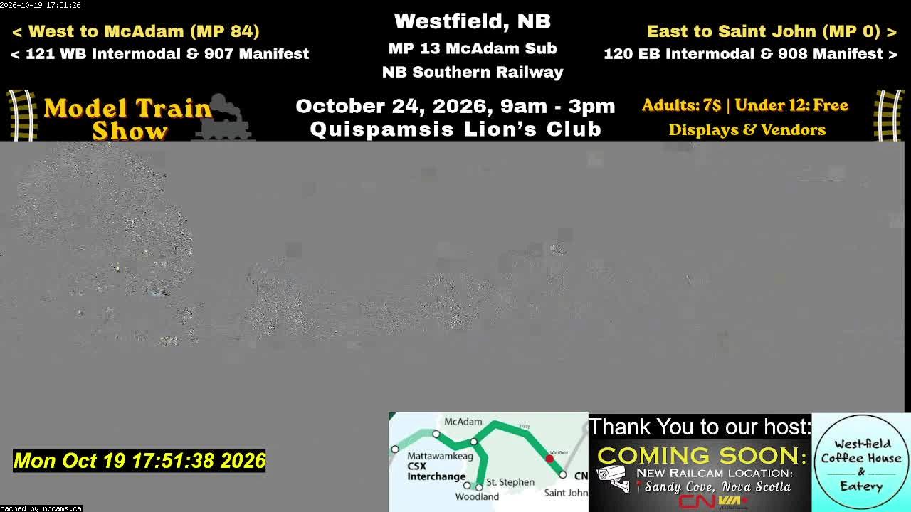 Web Cam image of Westfield Railway
