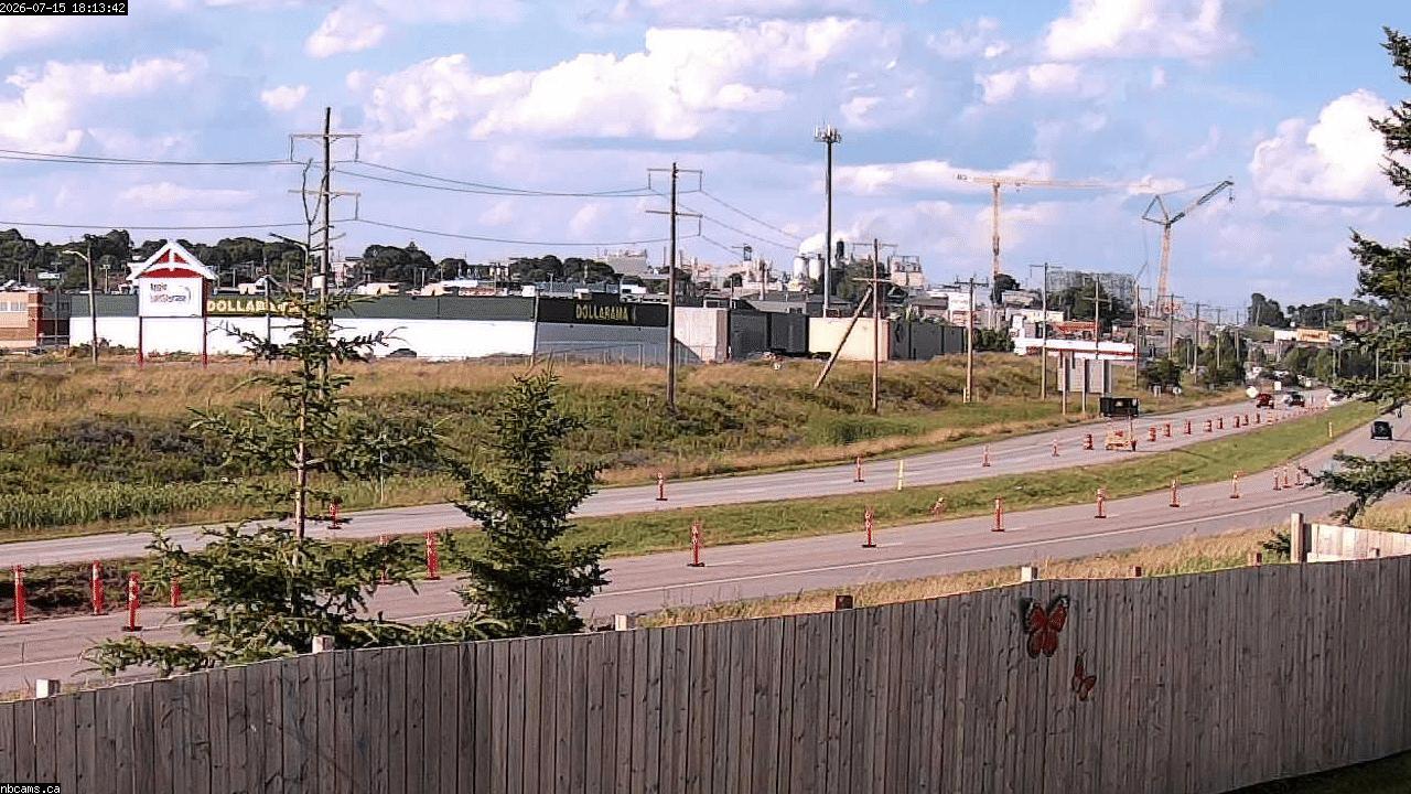 Web Cam image of Saint John (NB  Highway 1)