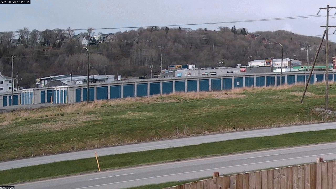 Outdoor web cam in Saint John, New Brunswick - Camera # 1 (Showing a view of NB Highway 1)