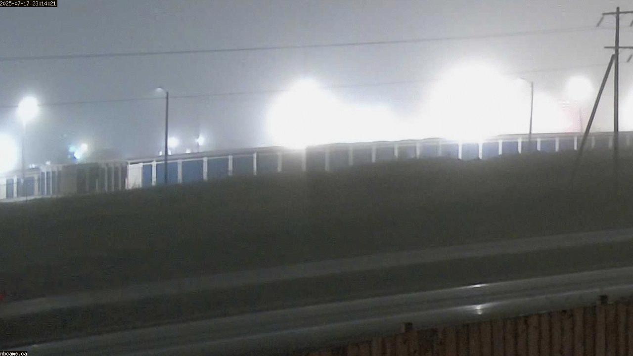Outdoor web cam in Saint John, New Brunswick - Camera # 1 (Showing a view of NB Highway 1)