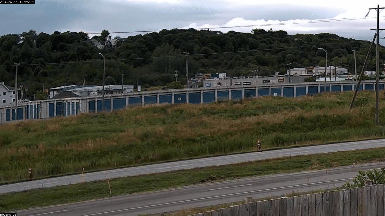 Outdoor web cam in Saint John, New Brunswick - Camera # 1 (Showing a view of NB Highway 1)