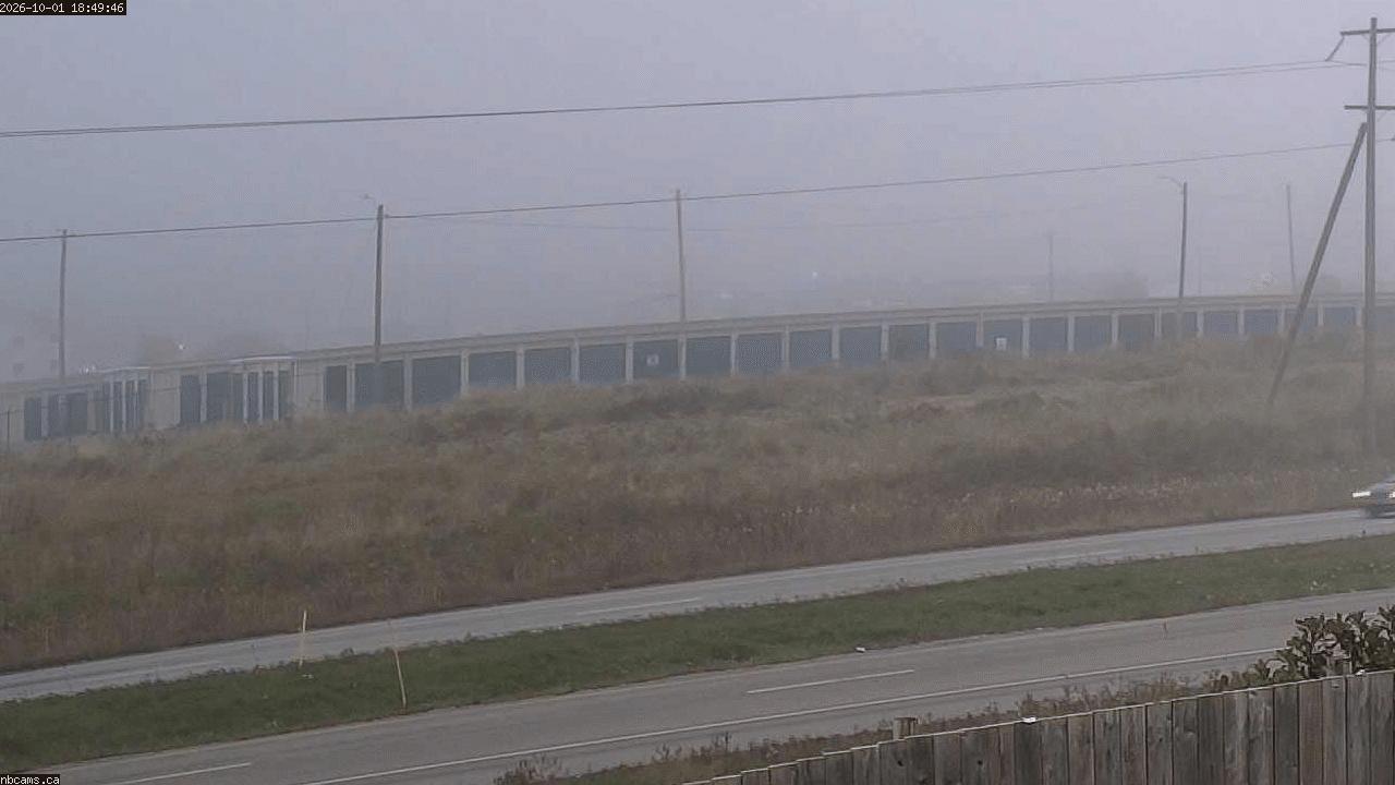 Outdoor web cam in Saint John, New Brunswick - Camera # 1 (Showing a view of NB Highway 1)
